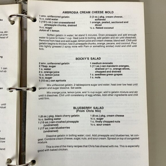 Family Affair Cookbook By Juanita Sparks Vintage 1985 Three-Ring Binder - Picture 8 of 12